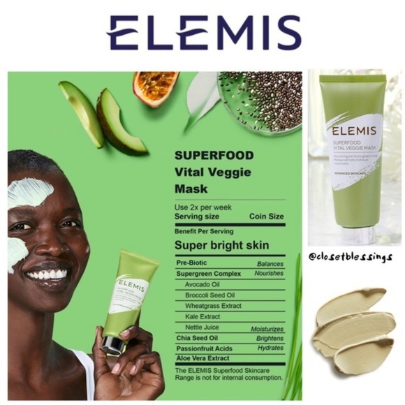 Elemis Superfood Vital Veggie Mask - Picture 2 of 3